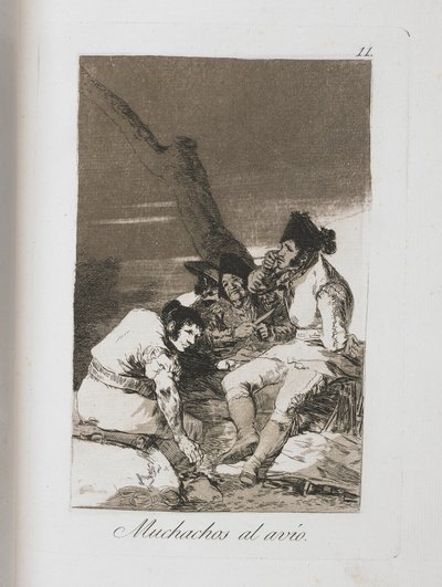 Planche de Los Caprichos, 1797-1798 - Francisco de Goya